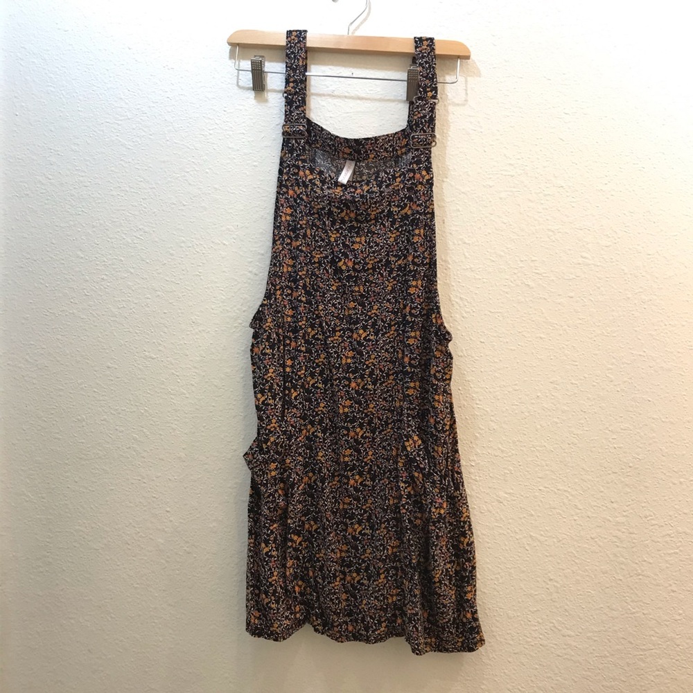 Floral overall dress